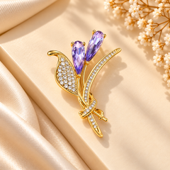 Lavender Grace Brooch