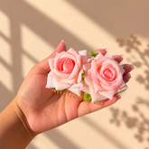 Blooming Rose Floral Hair Comb