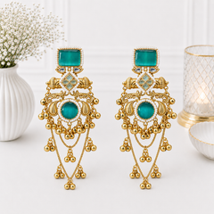 Chandelier Kashmiri Earrings