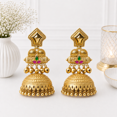 Gulnaar Kashmiri Drop Earrings