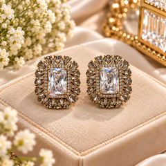 Royal Radiance AD Stud Earrings ✨