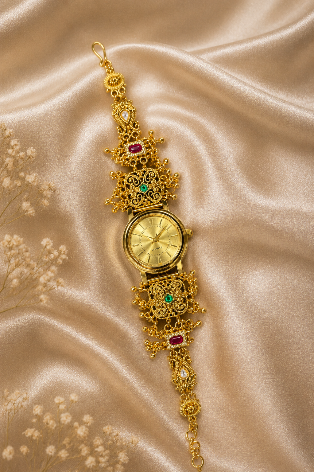 Maharani Heritage Watch - Gold
