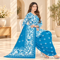 Neelaya Blue Patiala Suit