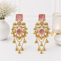 Chandelier Kashmiri Earrings
