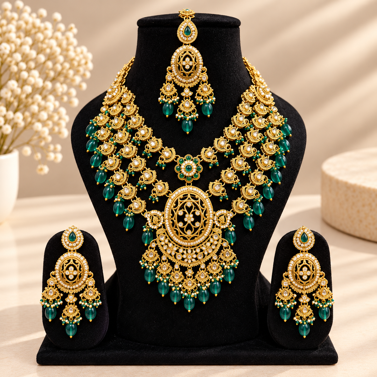 Ravika Emerald Majesty Set