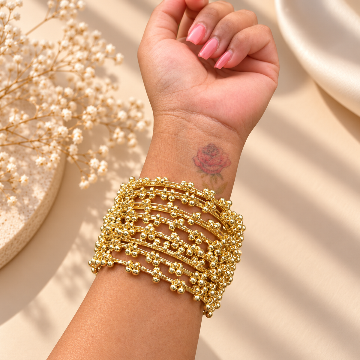 Rani Gold Kashmiri Bangles