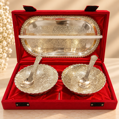 Rajsi Silver Serving Gift Set