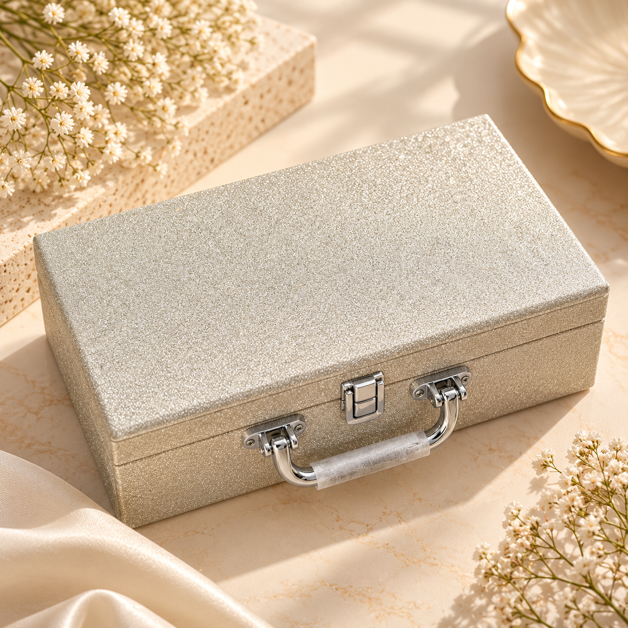 Gold Bangle Storage Box - 2 Rows